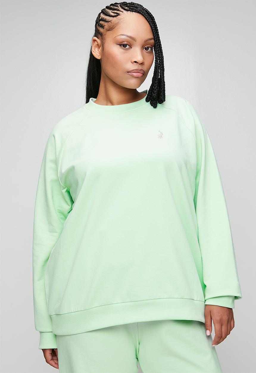POLO - Wmn sophia long sleeve track top - soft aloe
