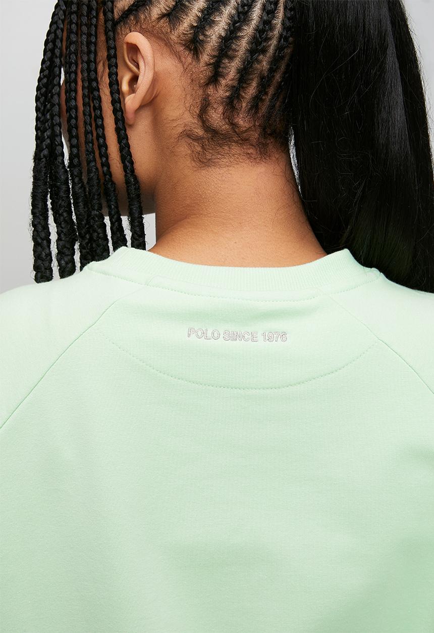 POLO - Wmn sophia long sleeve track top - soft aloe