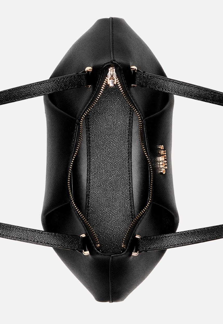 GUESS - Amorette Shoulder Satchel Bag-Black