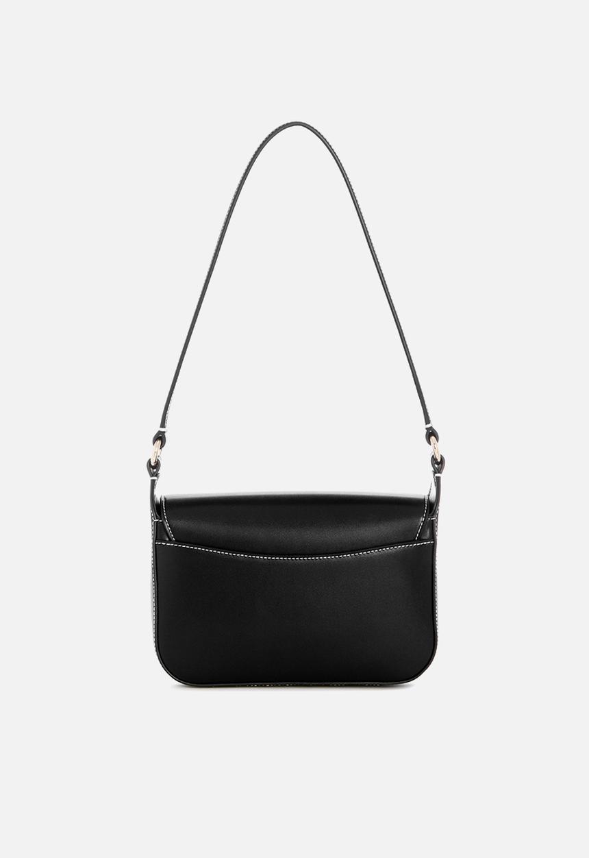 GUESS - Ruby Flap Shoulder Bag- Black