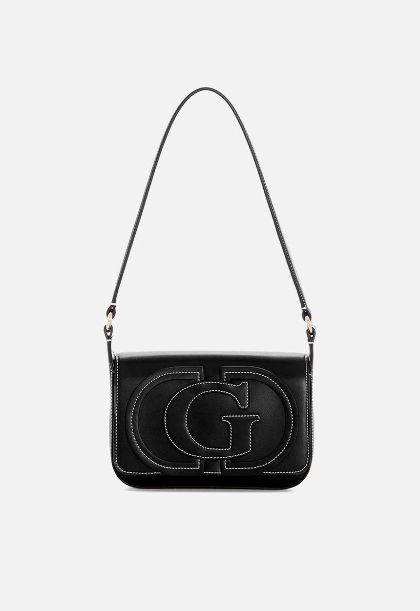 GUESS - Ruby Flap Shoulder Bag- Black