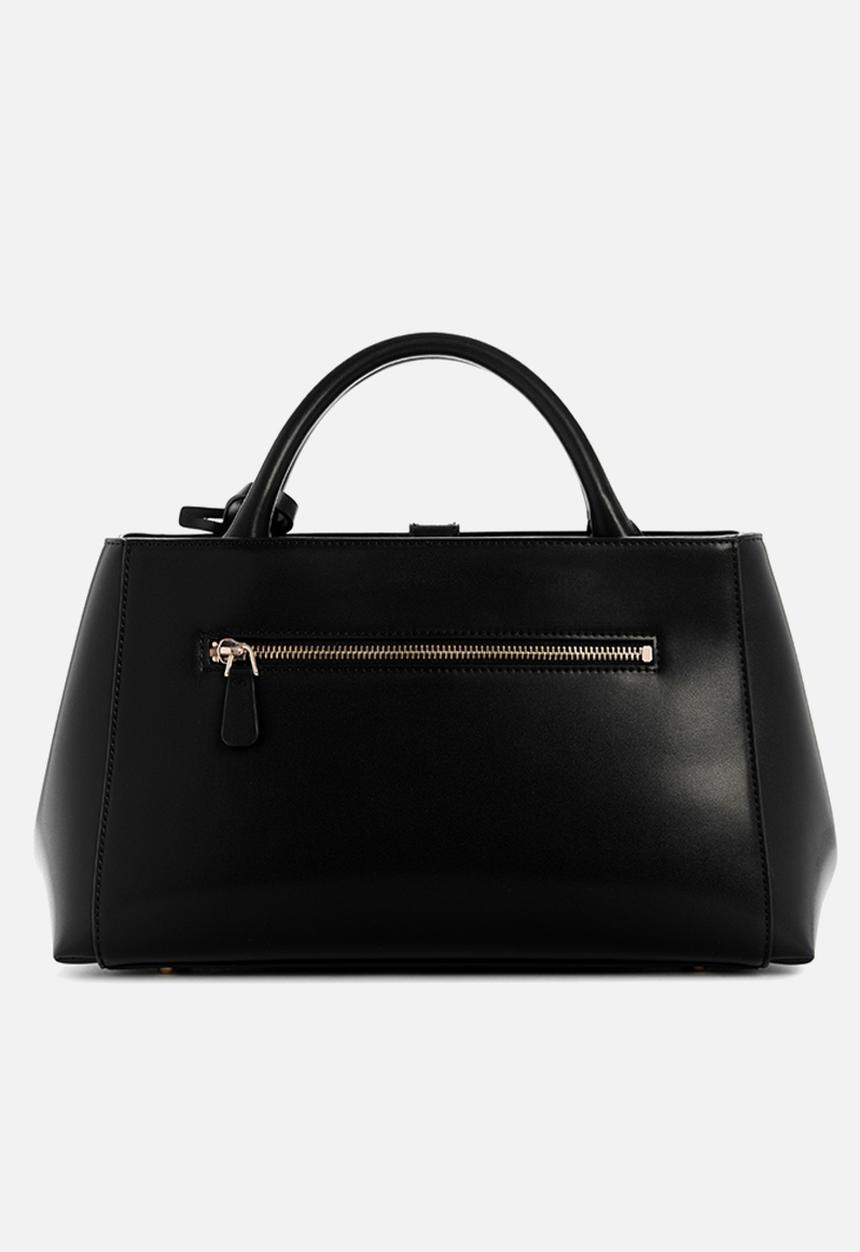 GUESS - Carrie Girlfriend Satchel Bag-Black