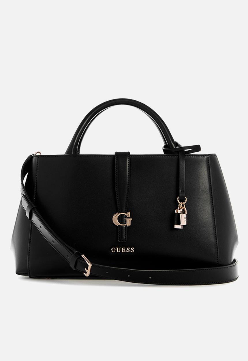GUESS - Carrie Girlfriend Satchel Bag-Black