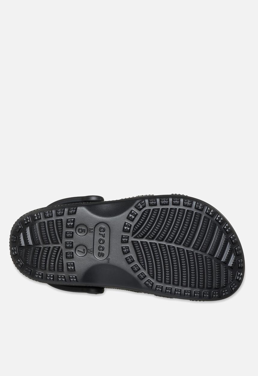 Crocs - Classic Hearts Cut Out Clog Clog - Black
