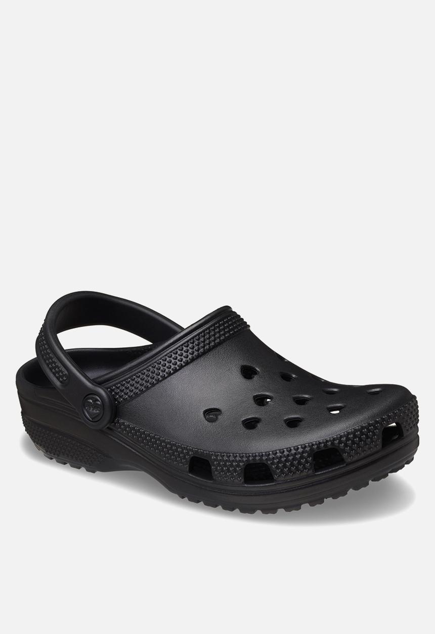 Crocs - Classic Hearts Cut Out Clog Clog - Black