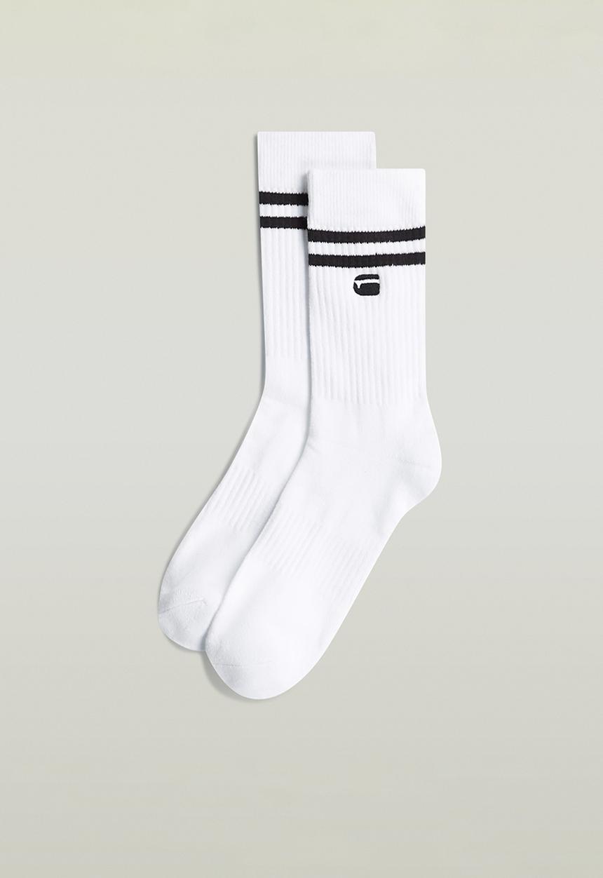 G-STAR - Socks Stripe  3-Pack - Bright White