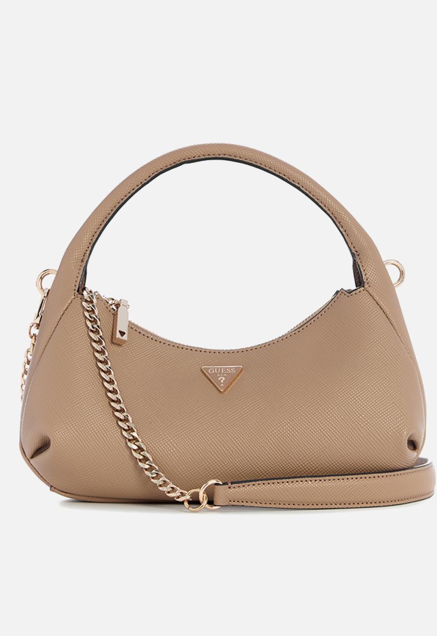 GUESS - Gilda Mini Hobo Bag- Beige