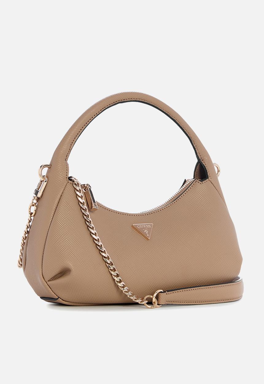 GUESS - Gilda Mini Hobo Bag- Beige