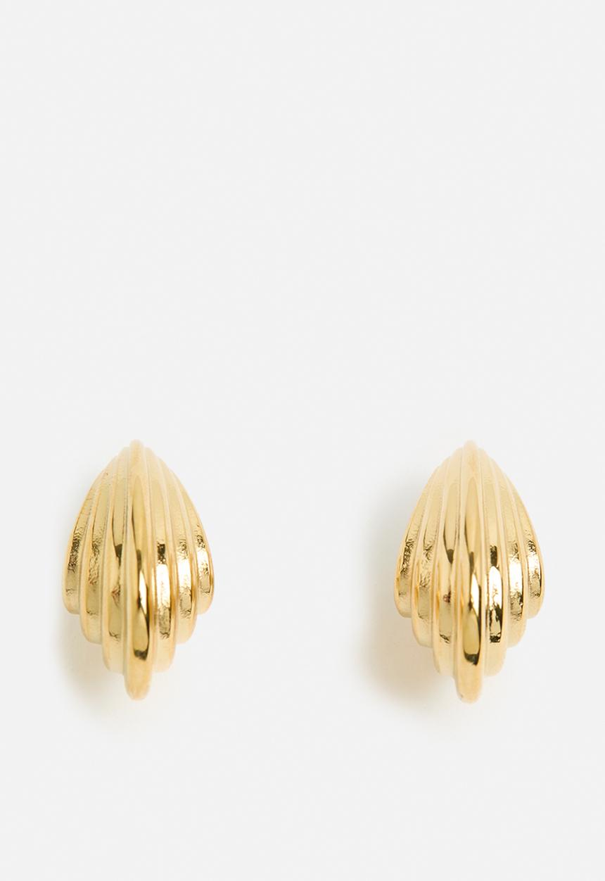 Zoe on Trend - Bold Statement Earrings - Gold