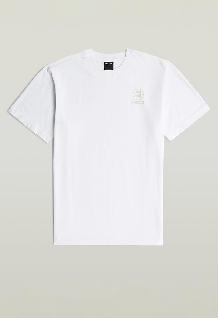 G-STAR - Logo R Tee - White