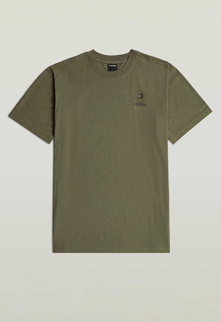 G-STAR - Logo R Tee - Dark Khaki