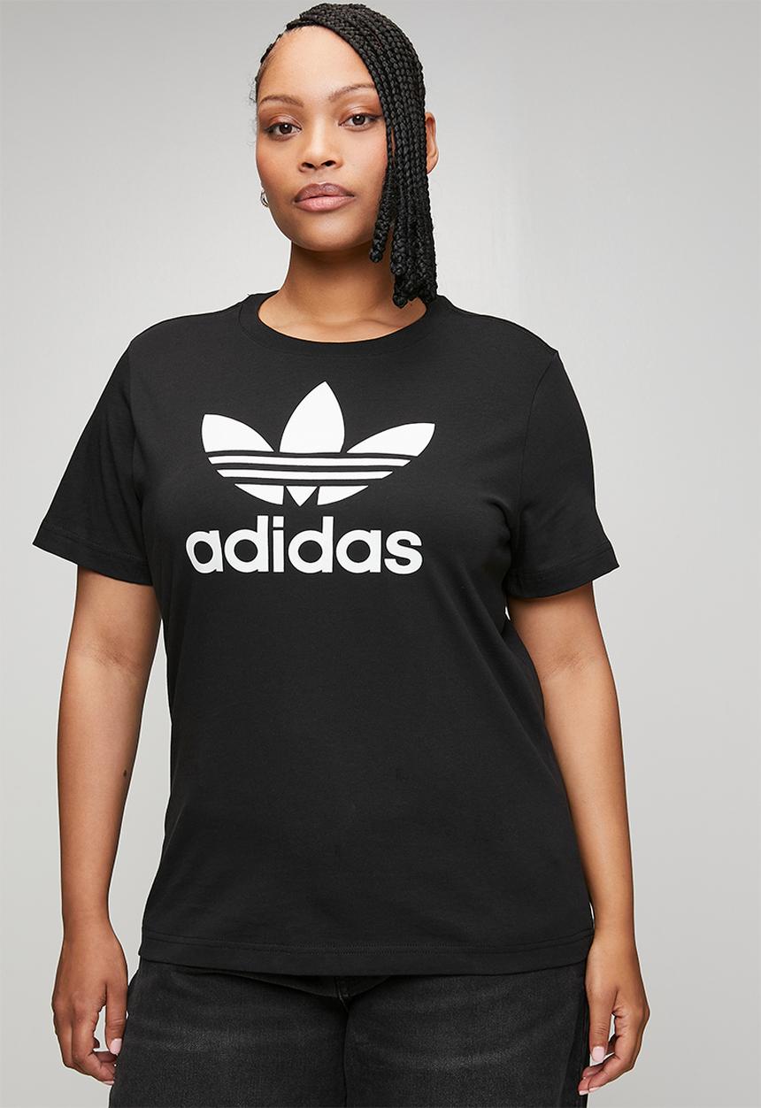 adidas Originals - Plus trefoil tee w s26 tee - black/white
