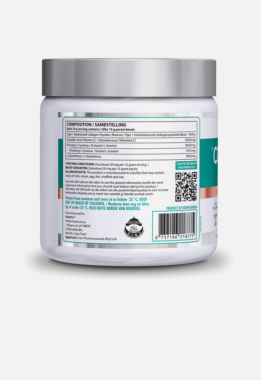 Youthful Living - VitaPro Collagen Bright 300g -Passion Fruit