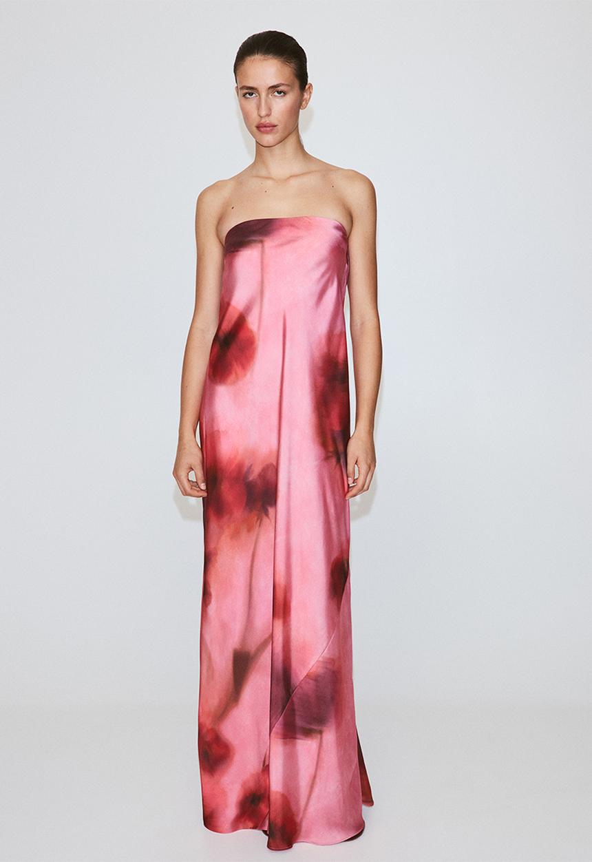 MANGO - Dress bloom - light/pastel pink