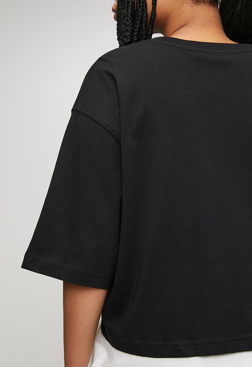 adidas Originals - Plus ess crop tee w s26 tee - black/white