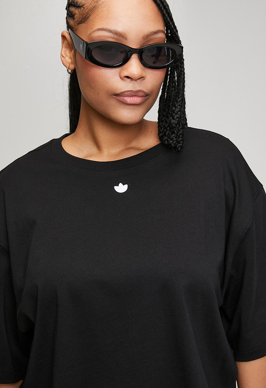 adidas Originals - Plus ess crop tee w s26 tee - black/white