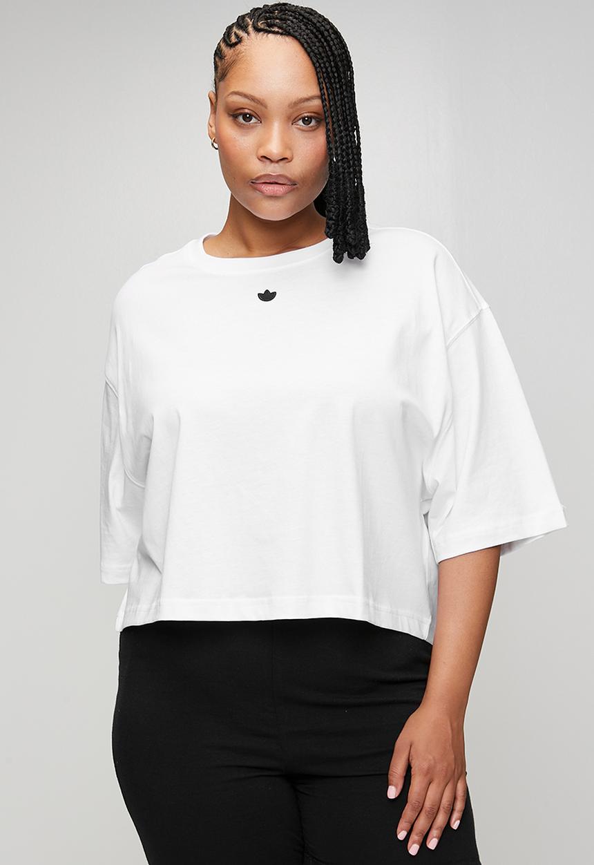 adidas Originals - Plus ess crop tee w s26 tee - white