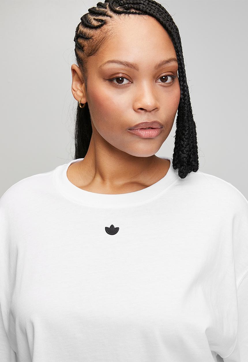 adidas Originals - Plus ess crop tee w s26 tee - white