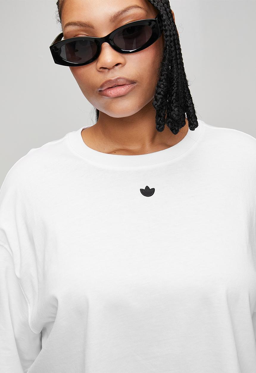 adidas Originals - Plus ess crop tee w s26 tee - white