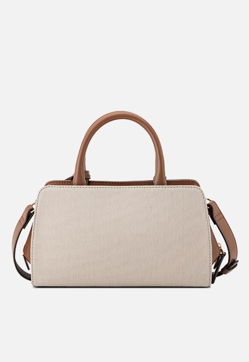 GUESS - Cadence Satchel Bag - Natural