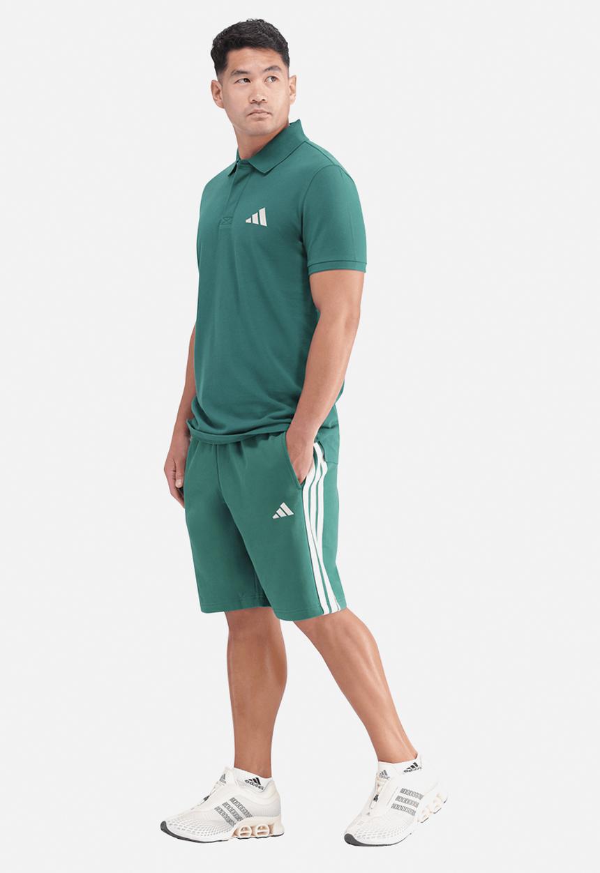 adidas Performance - 3-Stripe FL Short - Collegiate Green / Ecru