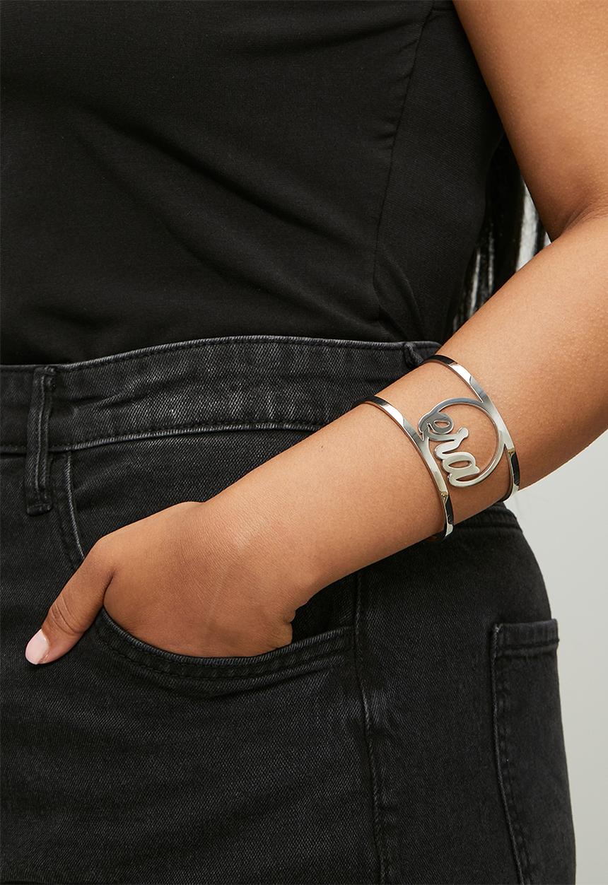 ERA by DJ Zinhle - Era Signature Cuff Bracelet  - Silver