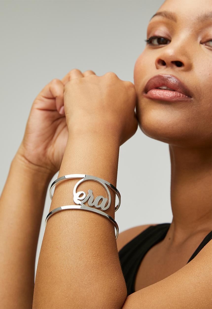 ERA by DJ Zinhle - Era Signature Cuff Bracelet  - Silver