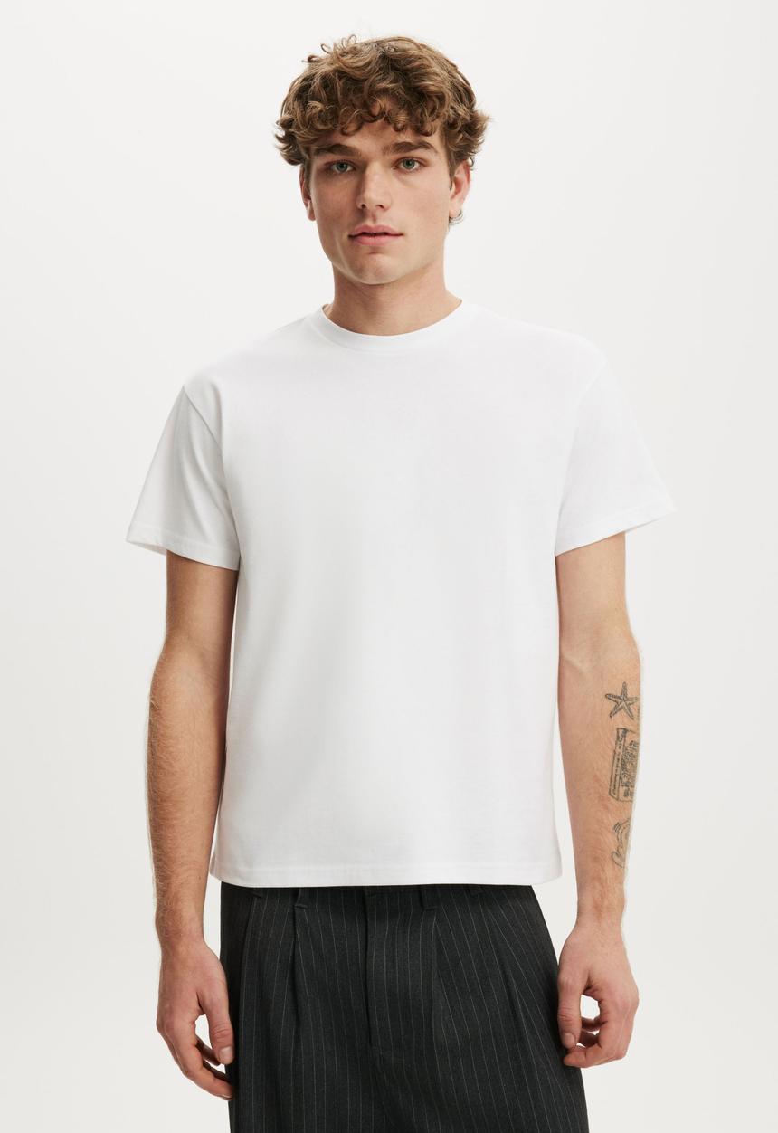 Cotton On - Fitted T-shirt - White