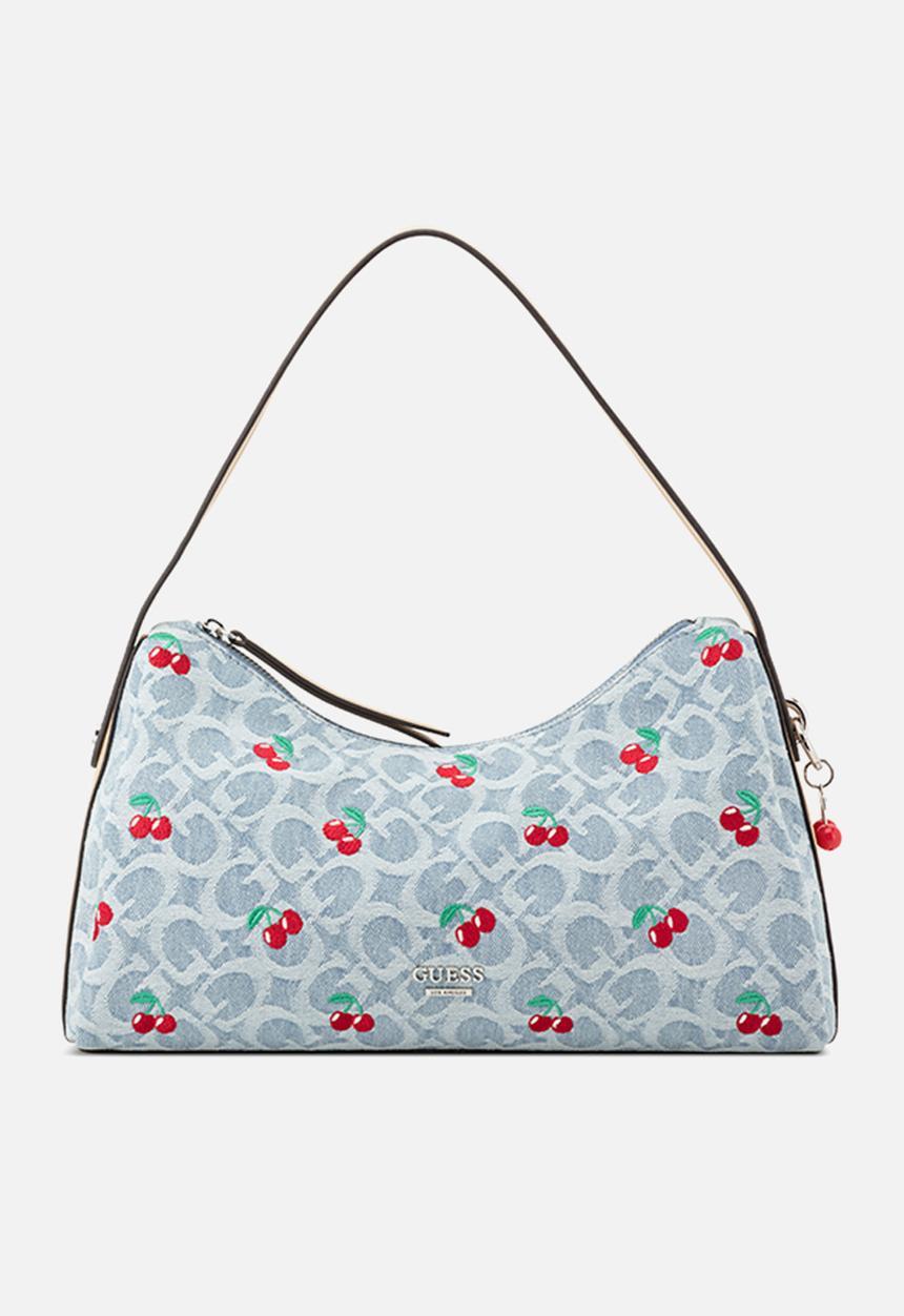 GUESS - Jasmin Shoulder Bag - Denim