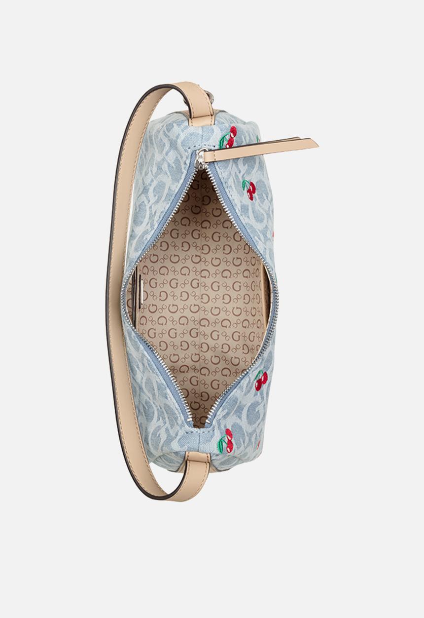 GUESS - Jasmin Shoulder Bag - Denim