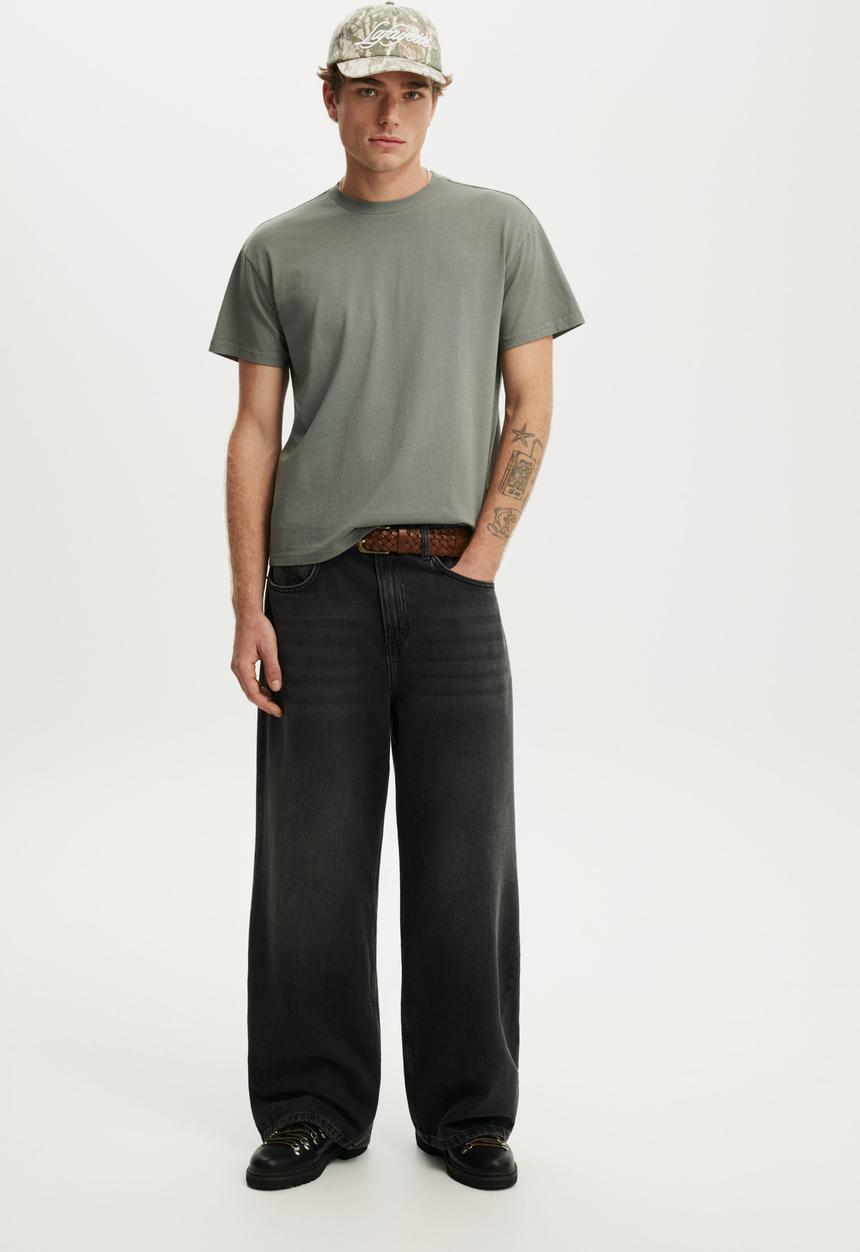 Cotton On - Fitted T-shirt - Slate Stone