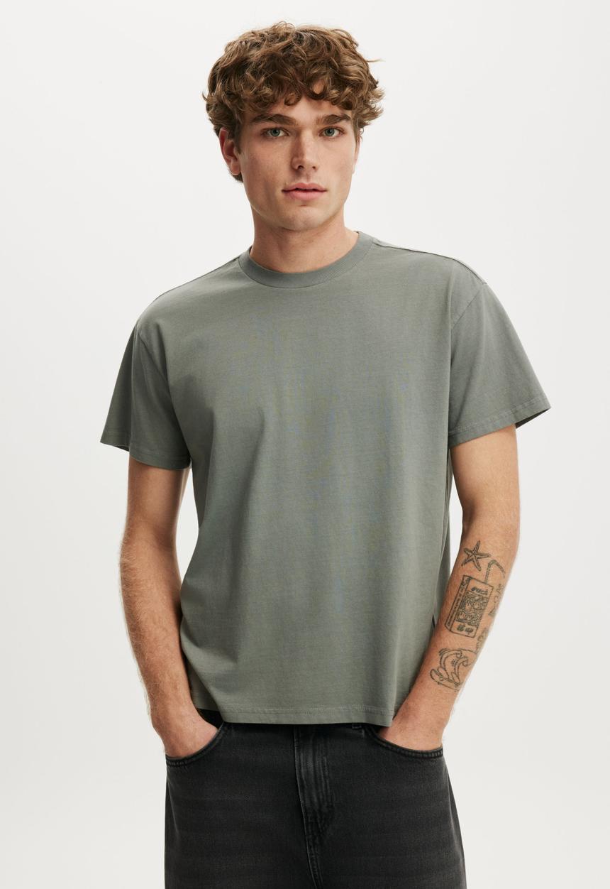 Cotton On - Fitted T-shirt - Slate Stone