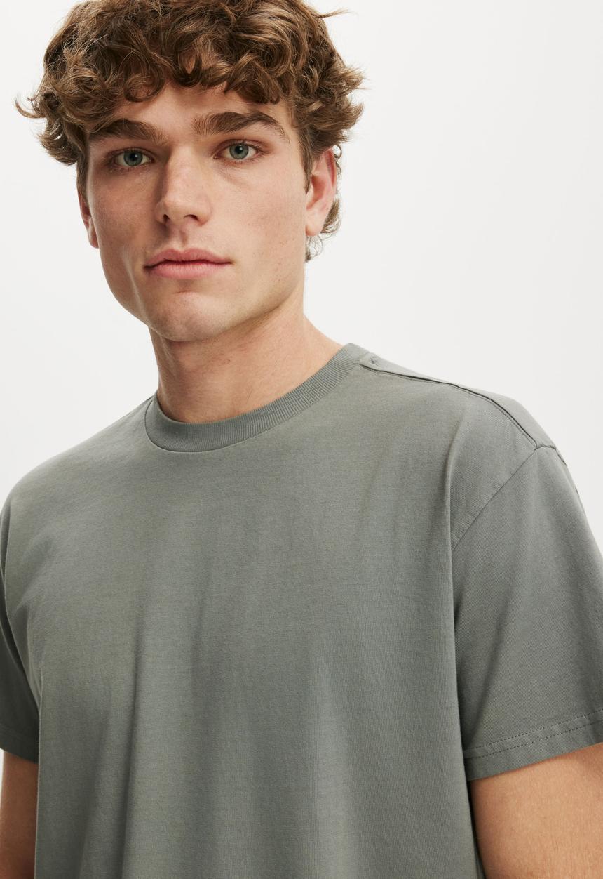 Cotton On - Fitted T-shirt - Slate Stone