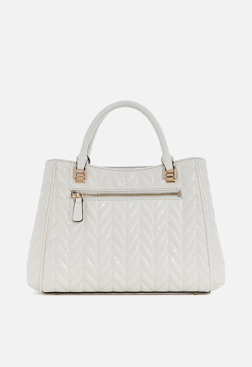 GUESS - Stacey Girlfriend Satchel - Off White