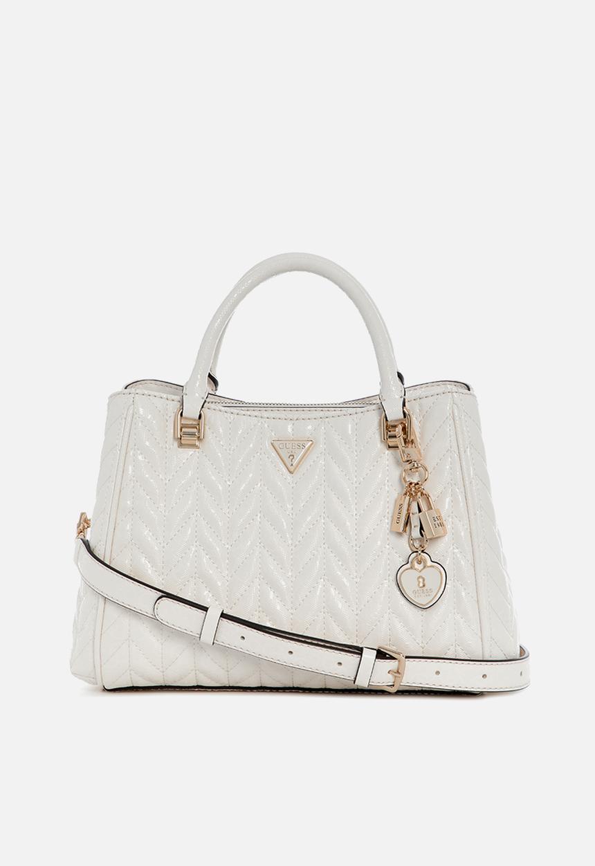 GUESS - Stacey Girlfriend Satchel - Off White