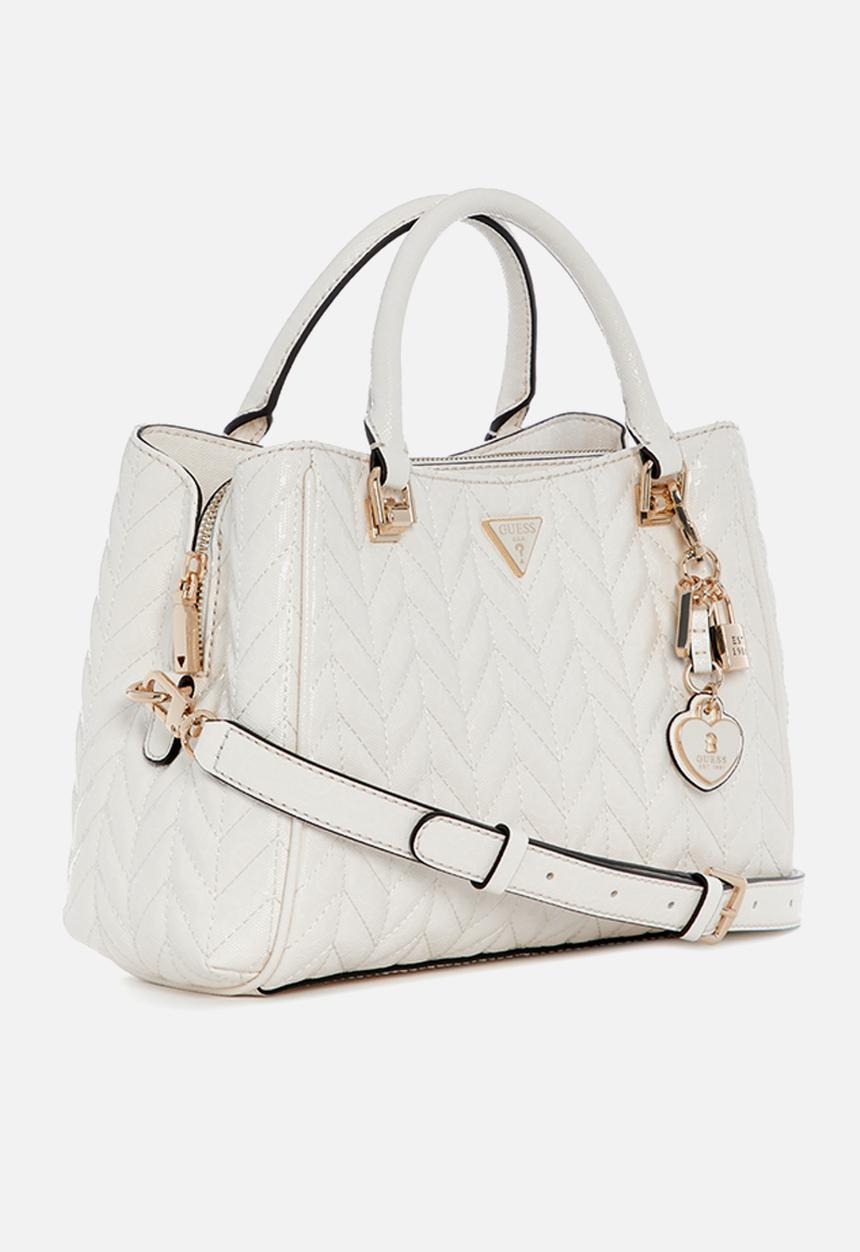 GUESS - Stacey Girlfriend Satchel - Off White