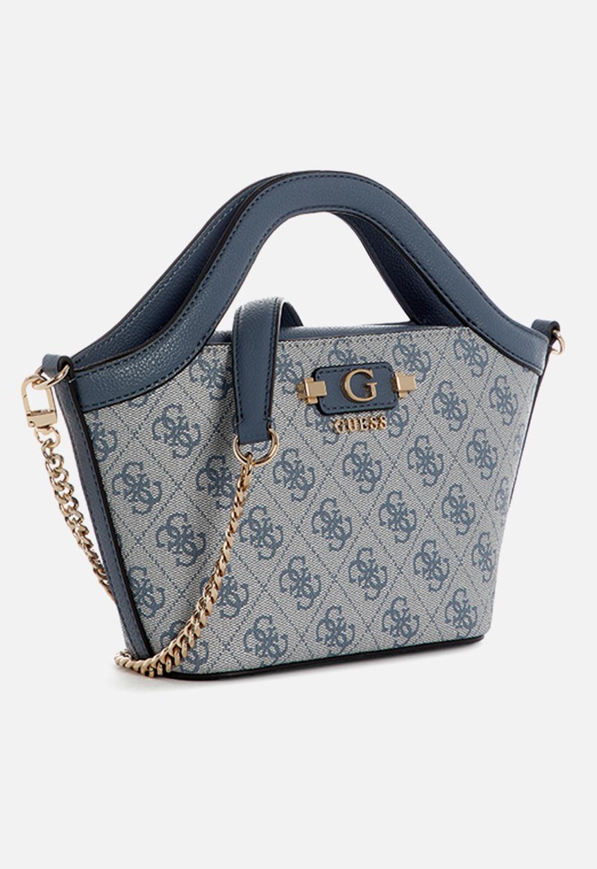 GUESS - Lindsey Mini Tote Bag - Slate Logo