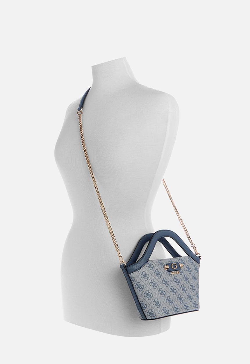 GUESS - Lindsey Mini Tote Bag - Slate Logo