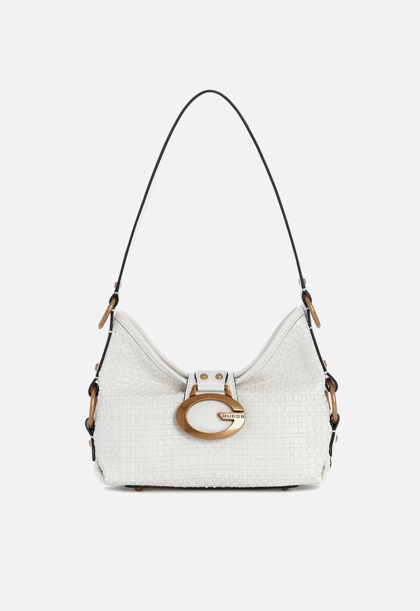 GUESS - Camden Mini Shoulder Bag - White