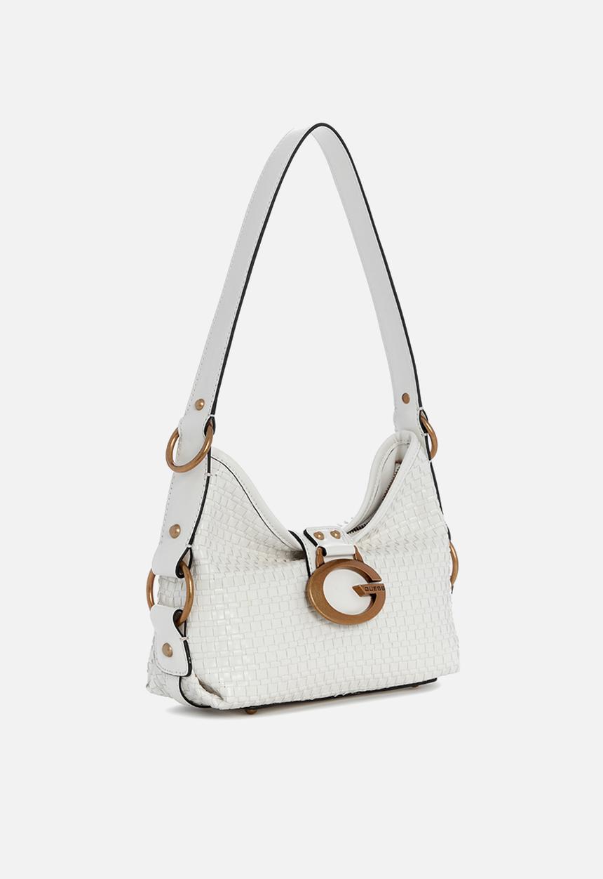 GUESS - Camden Mini Shoulder Bag - White