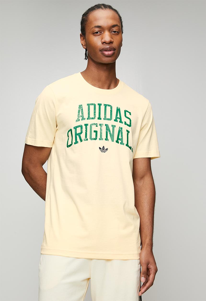 adidas Originals - RETRO WORDING  - warm vanilla