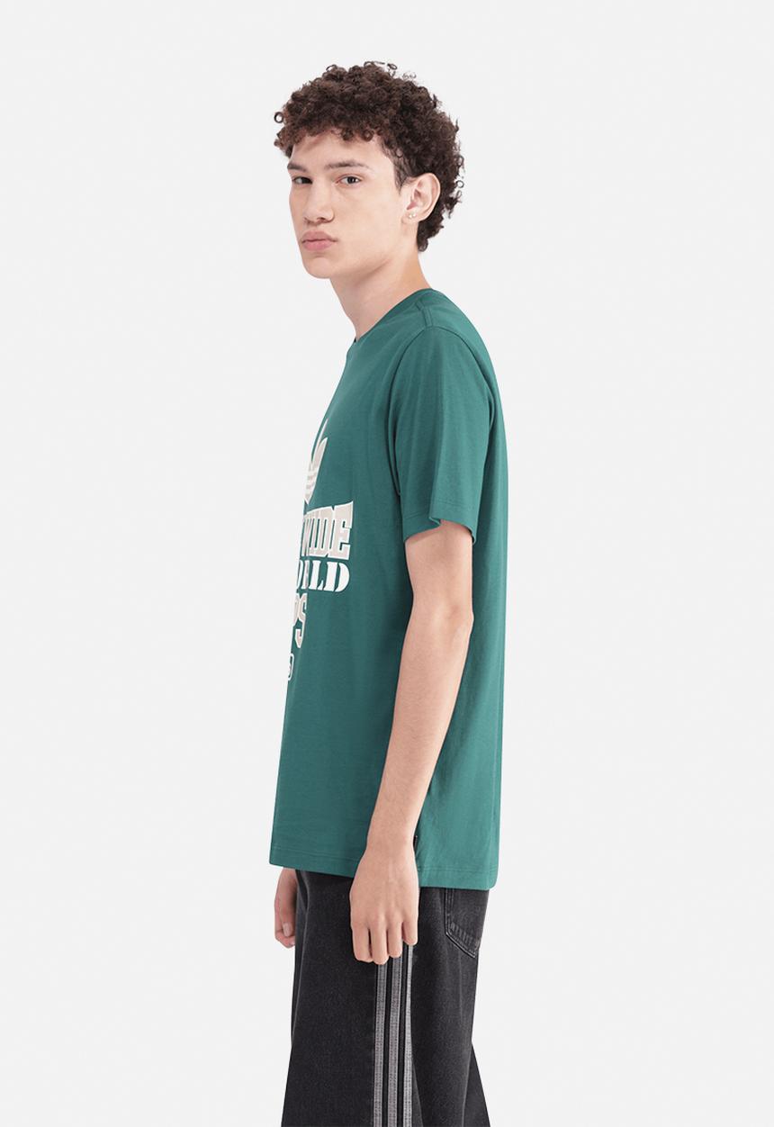 adidas Originals - World Wide Hoops Tee  - Collegiate Green