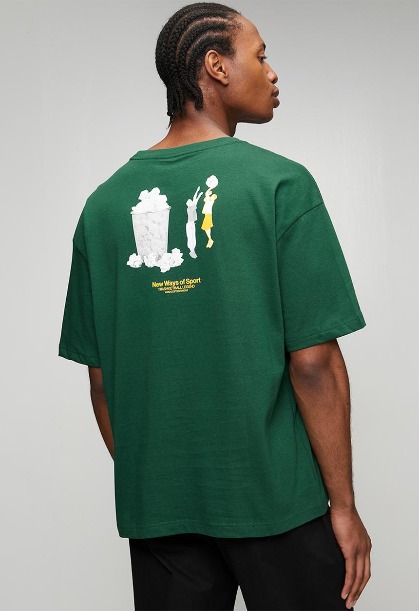 adidas Performance - SKHOOP Tee  - collegiate green