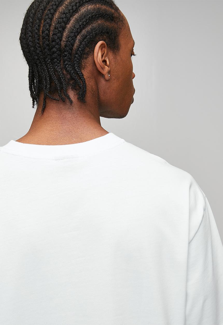 G-STAR - 001 Barcode print relaxed r t - White Base