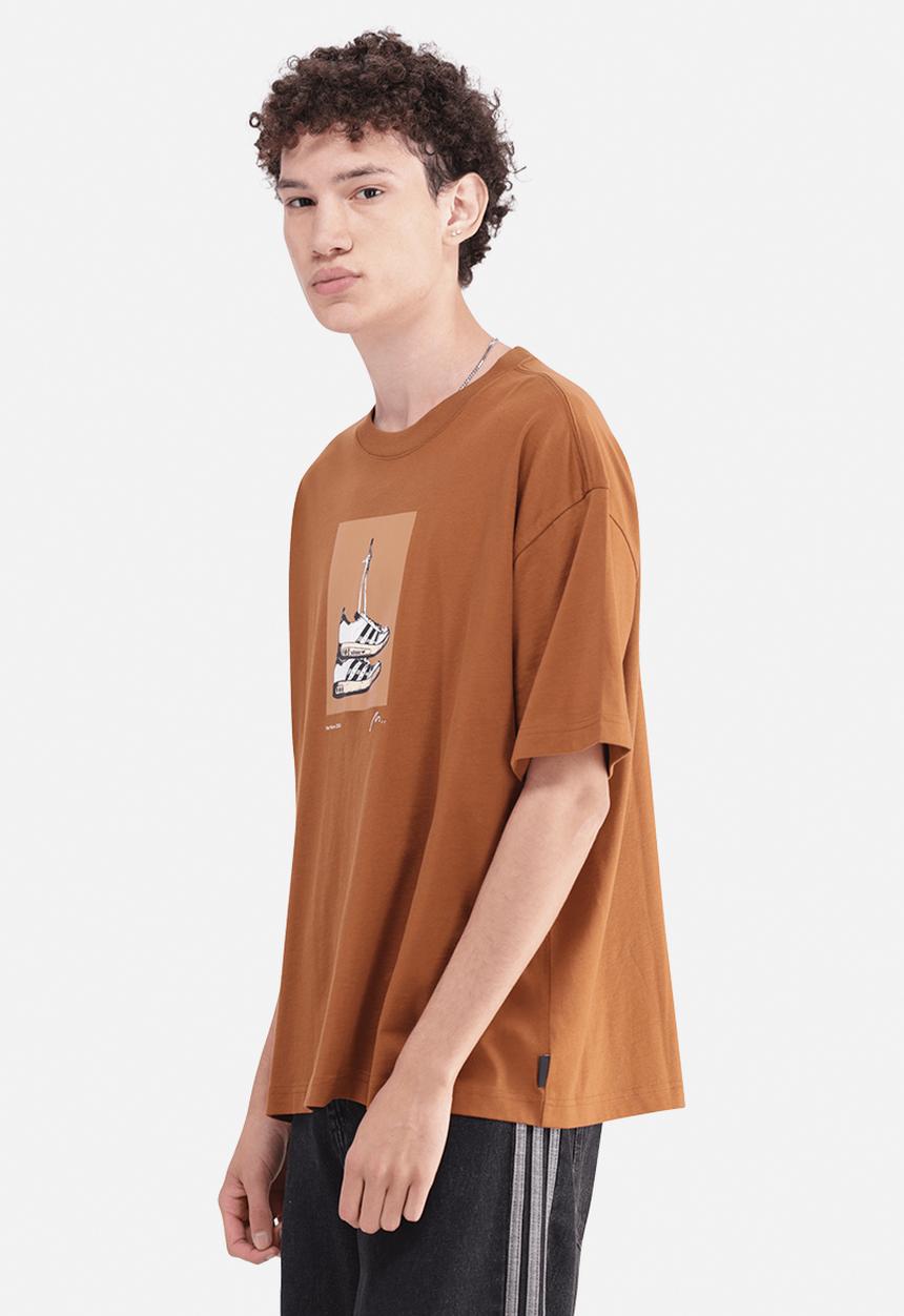 adidas Originals - Peter Oore Shoe Tee - Dusky Bronze