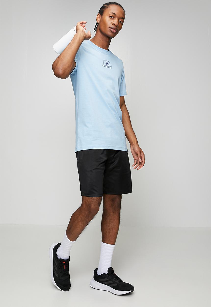 adidas Performance - CLKD I OFC Tee  - glow blue