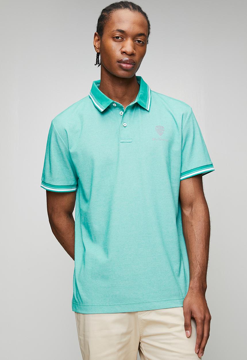 Ben Sherman - Badge Polo Ss - green