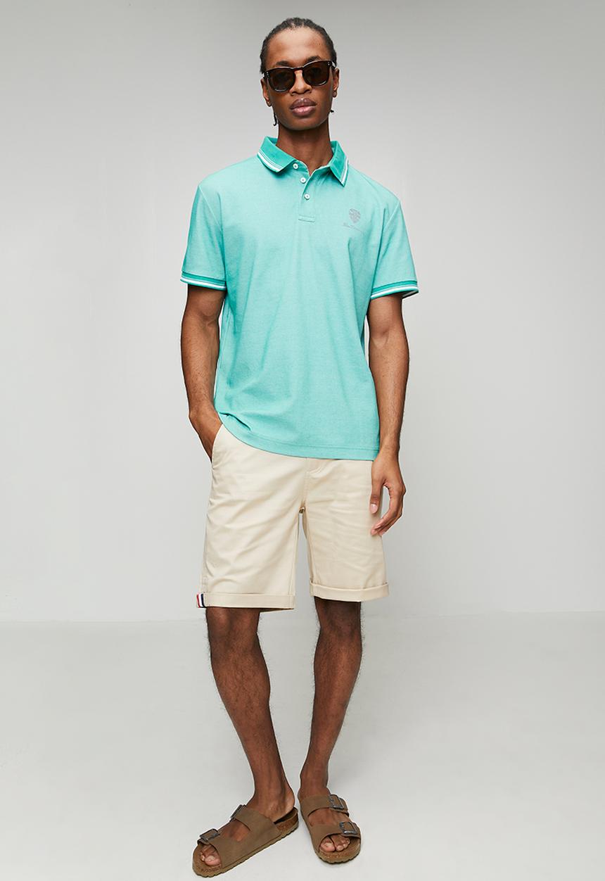 Ben Sherman - Badge Polo Ss - green