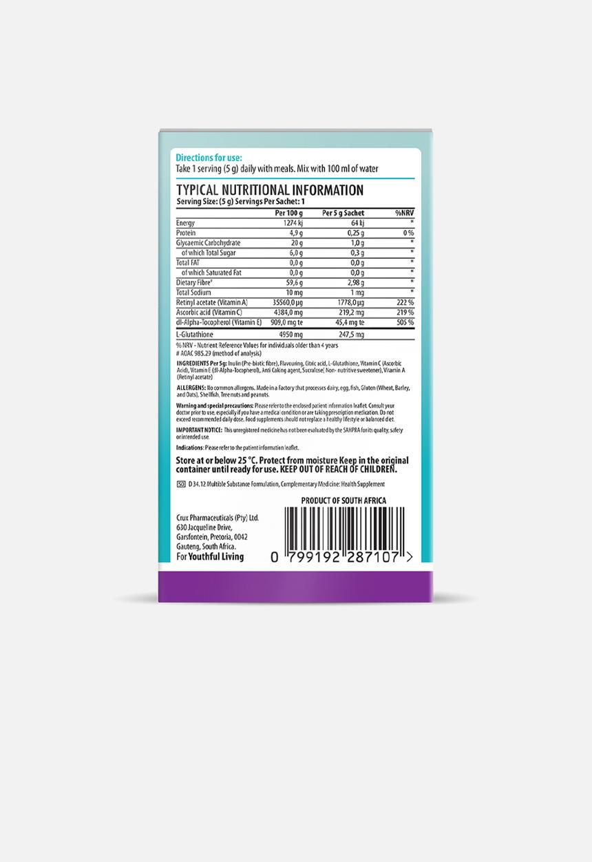 Youthful Living - L-Glutathione 10's Sachets -Berry