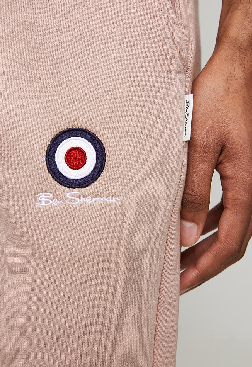 Ben Sherman - Target Fleece Jog Shorts - Pale Mauve